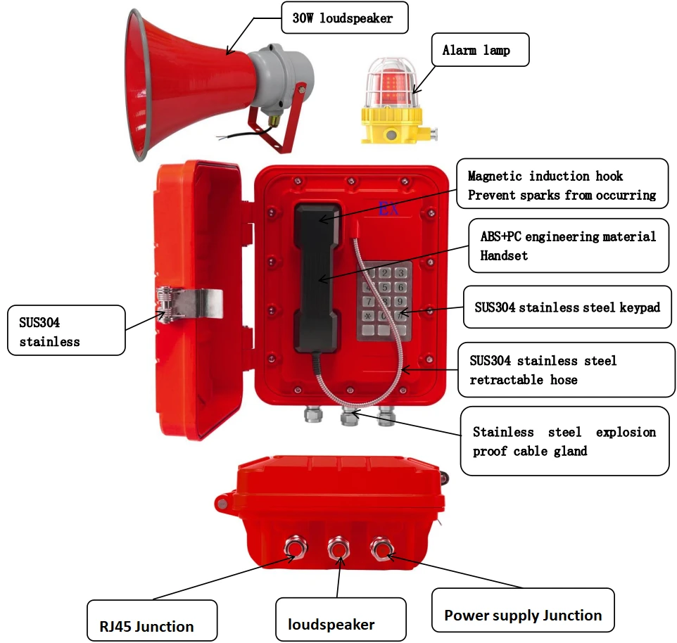 Flameproof Telephone Flameproof Telephone